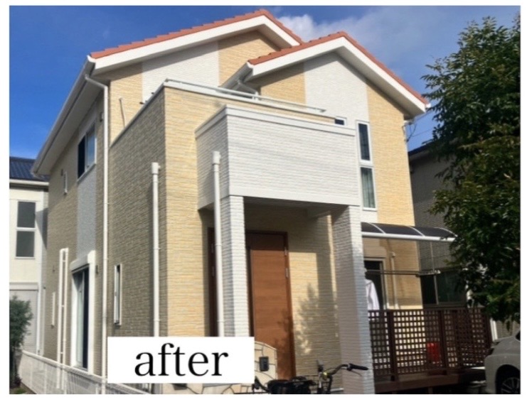 前の外観を超える仕上がりに