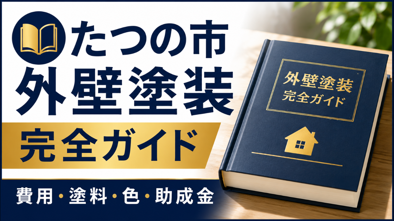 たつの市 外壁塗装 完全ガイド｜藤原ペイント