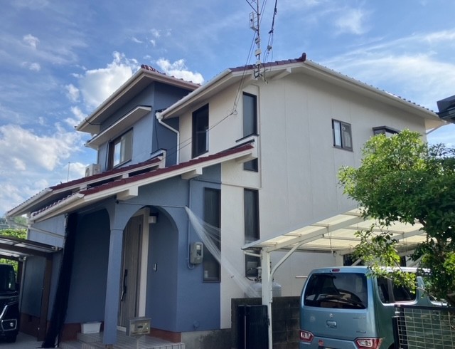 姫路市周辺の揖保郡太子町で外壁塗装after・藤原ペイント