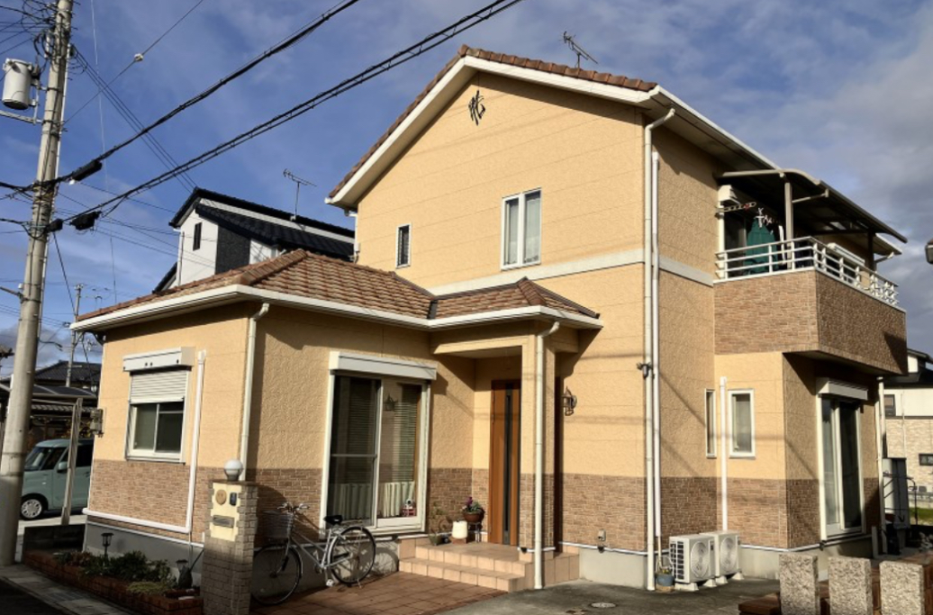 姫路市網干区で外壁塗装Before・藤原ペイント