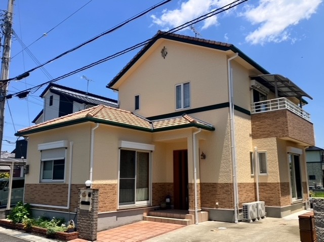 姫路市網干区で外壁塗装after・藤原ペイント