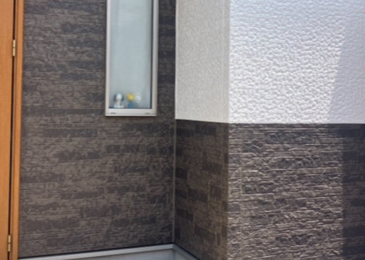 姫路市西庄で外壁塗装完了・藤原ペイント