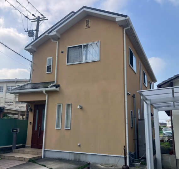 姫路市大津区で外壁塗装のBefore・藤原ペイント