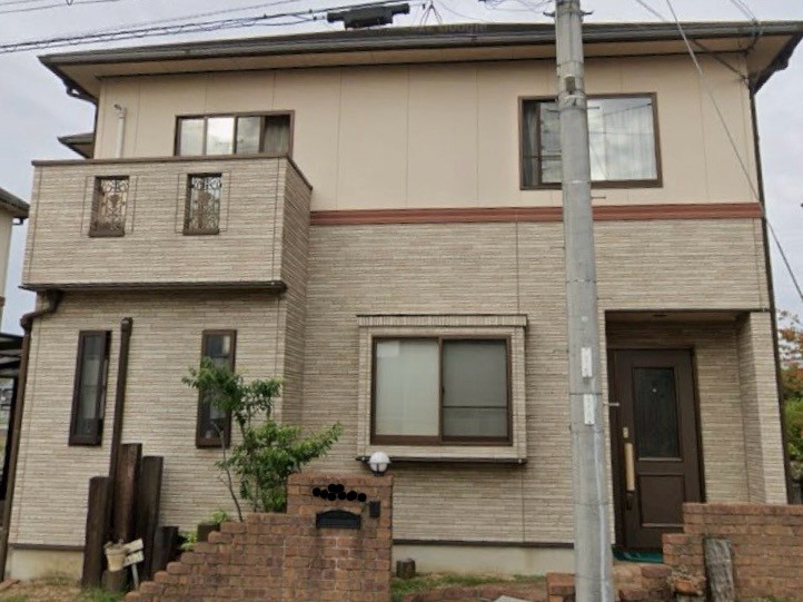 兵庫県南西部で外壁塗装アングル1Before・藤原ペイント