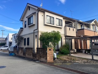 兵庫県南西部で御見積の際に撮った外観・藤原ペイント