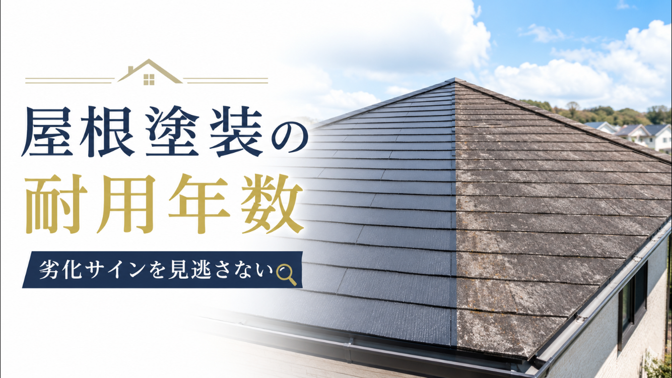 屋根塗装の一般的な耐用年数