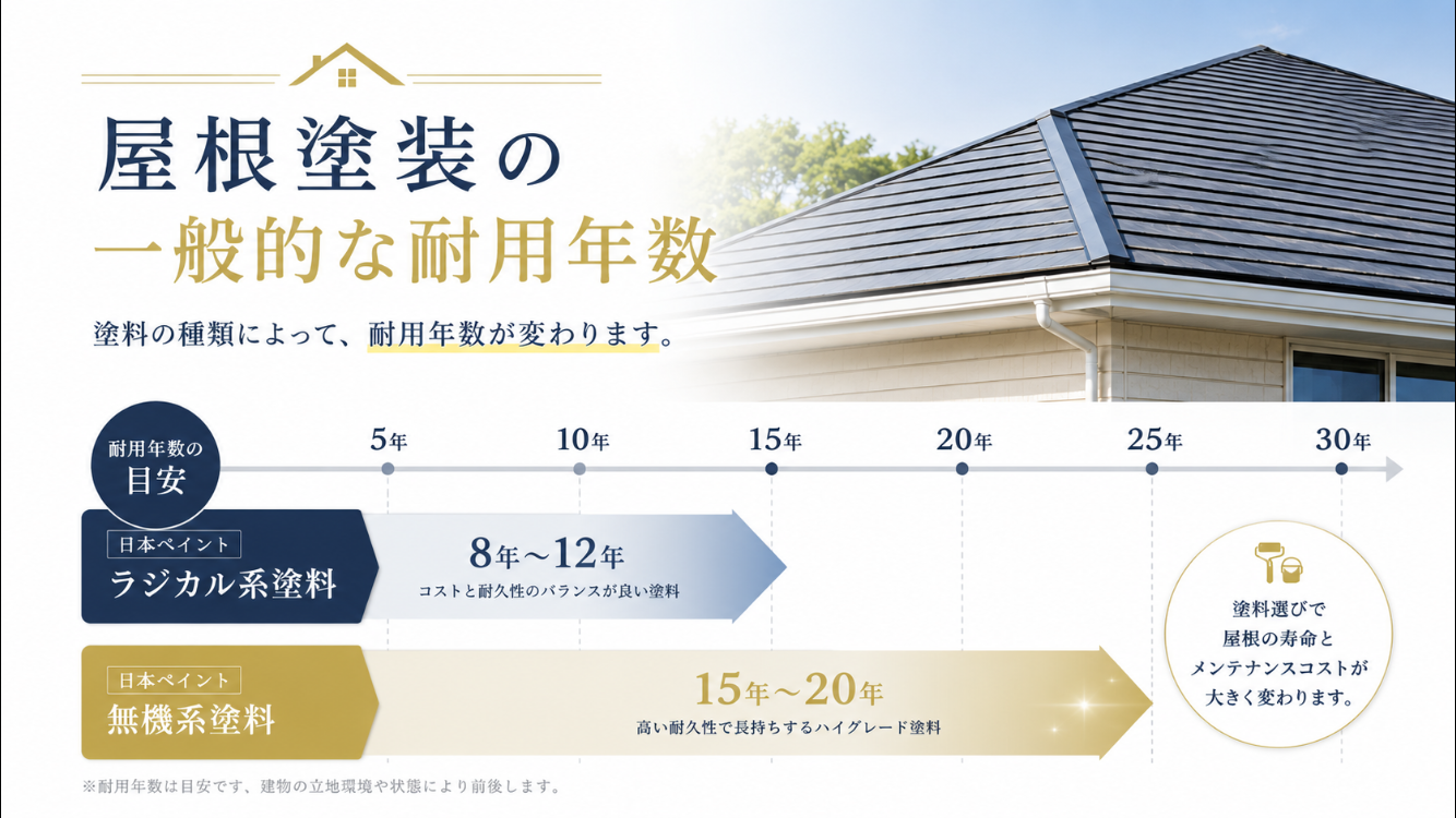 塗料の種類と耐久性の違い