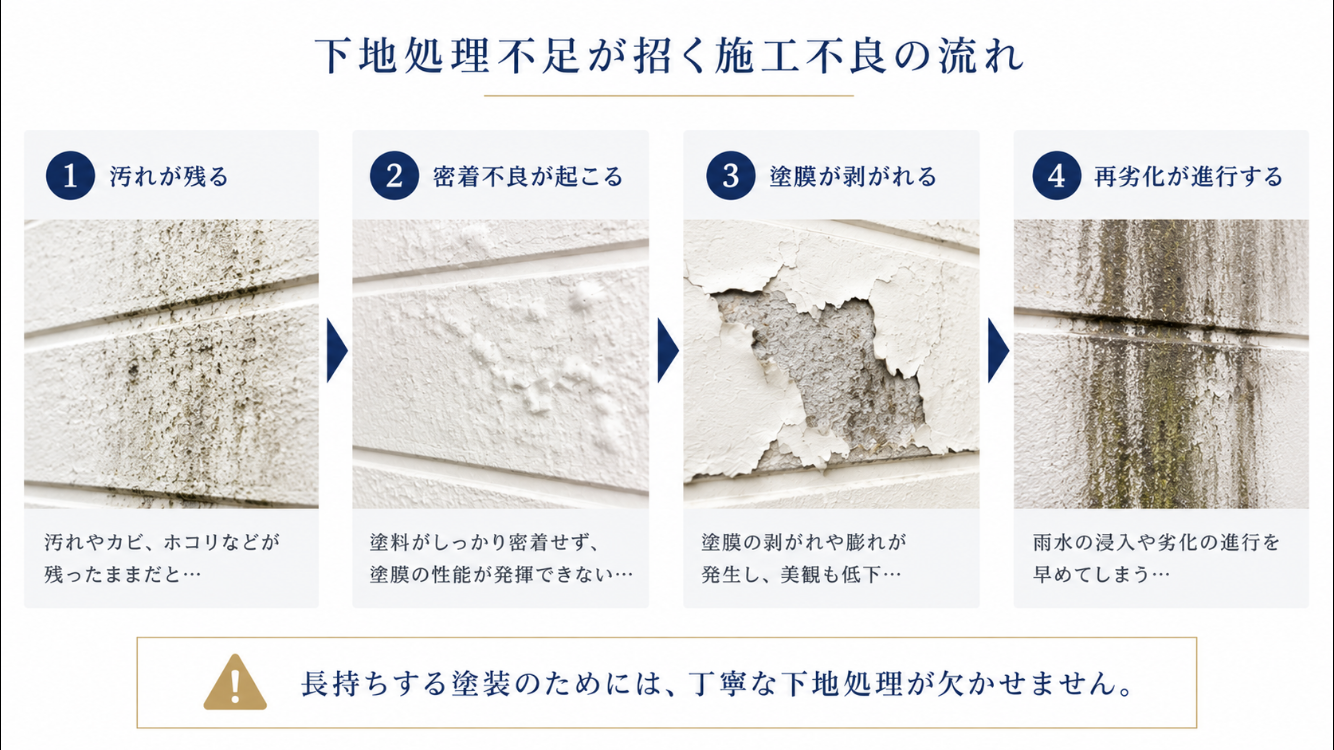 ケレンを怠った場合のリスク