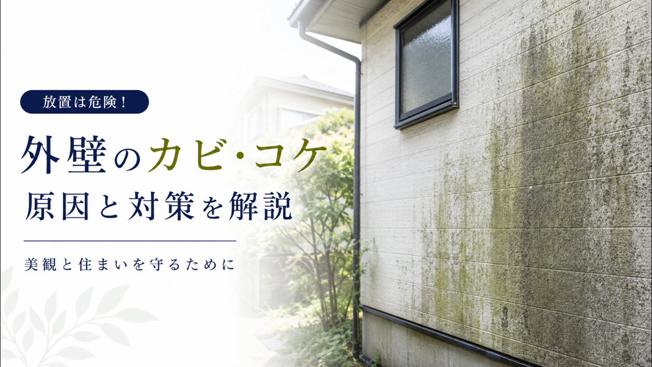 外壁にカビが発生する原因