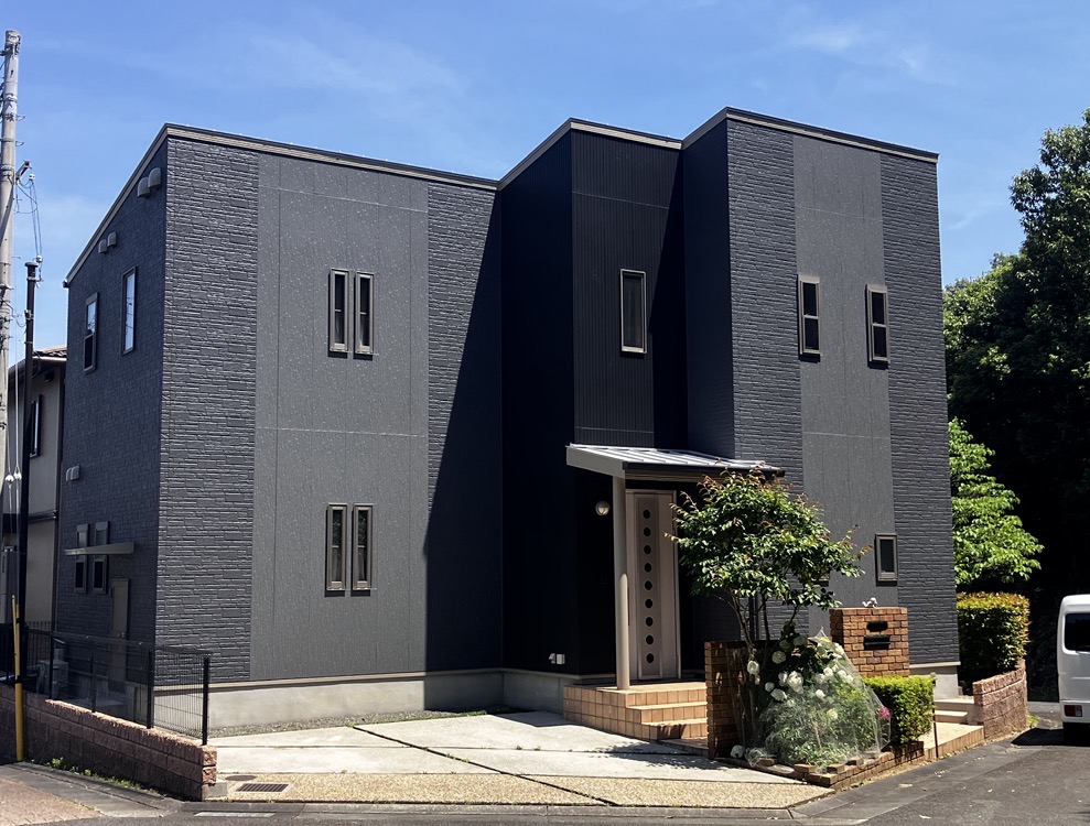 姫路市広畑区で外壁塗装が完成・藤原ペイント